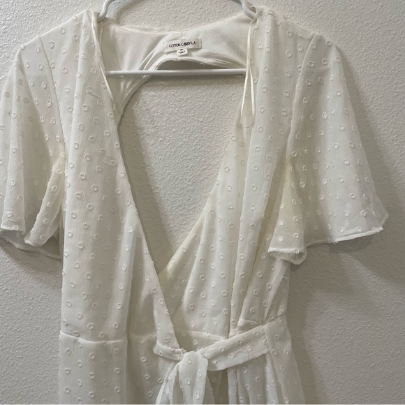 Cotton candy la romper white medium - Picture 2 of 4